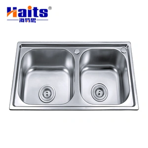 HT-17.N023 Kitchen Undermount Sink Stainless Steel Double Bowl Kitchen Sink